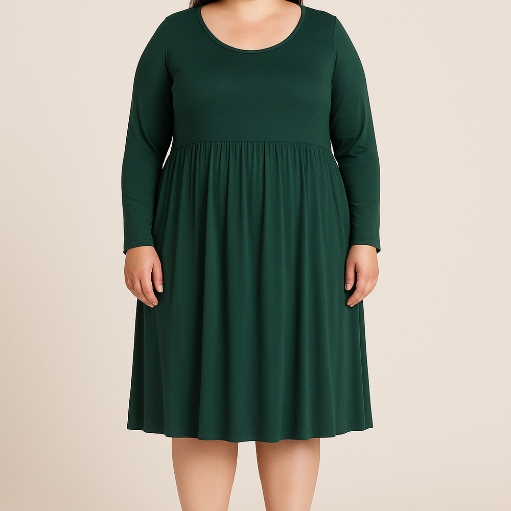 Yoaresweet Size XL Dress New Green Lagenlook Cottagecore